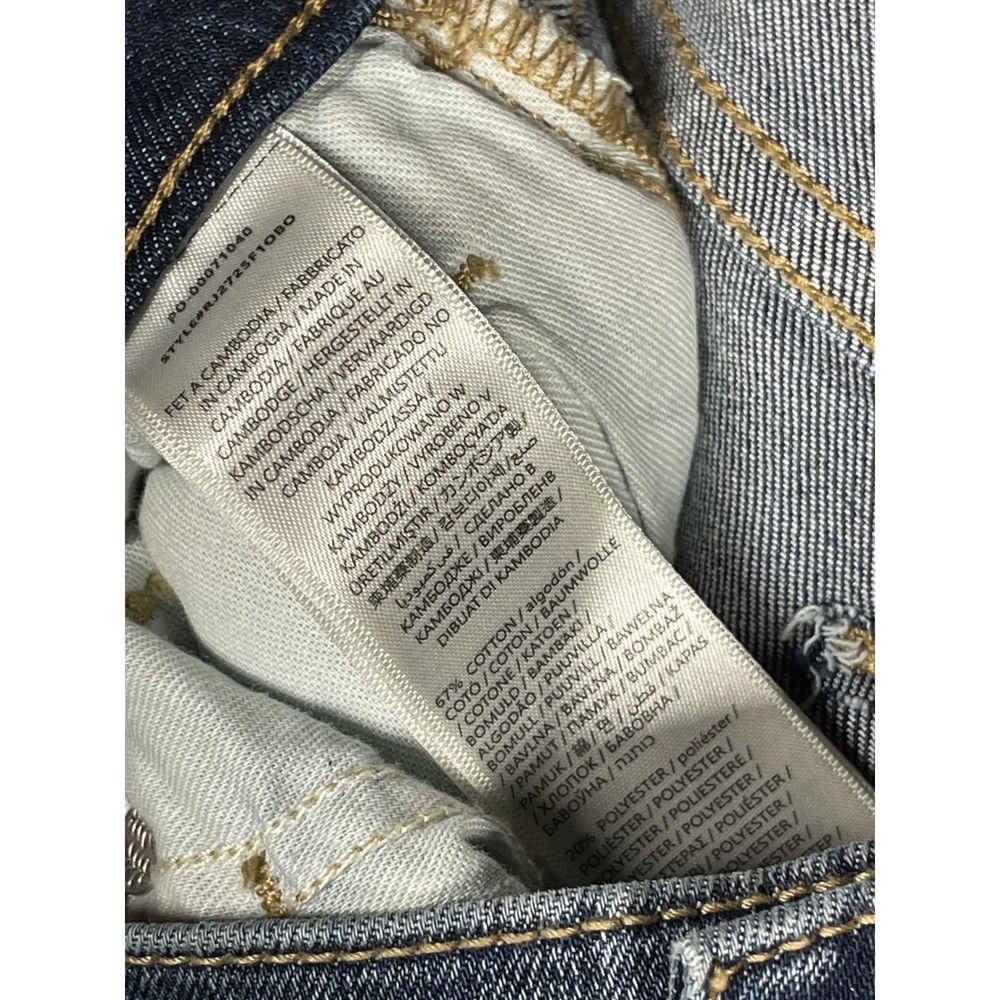 Rag & Bone Serena Full Length Wide Leg Jeans Bogart Blue RJ2725F1OBO Size 29 - Picture 3 of 10